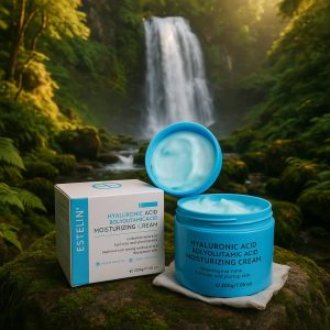 کرم مرطوب‌کننده هیالورونیک اسید و پلی گلوتامیک اسید ESTELIN